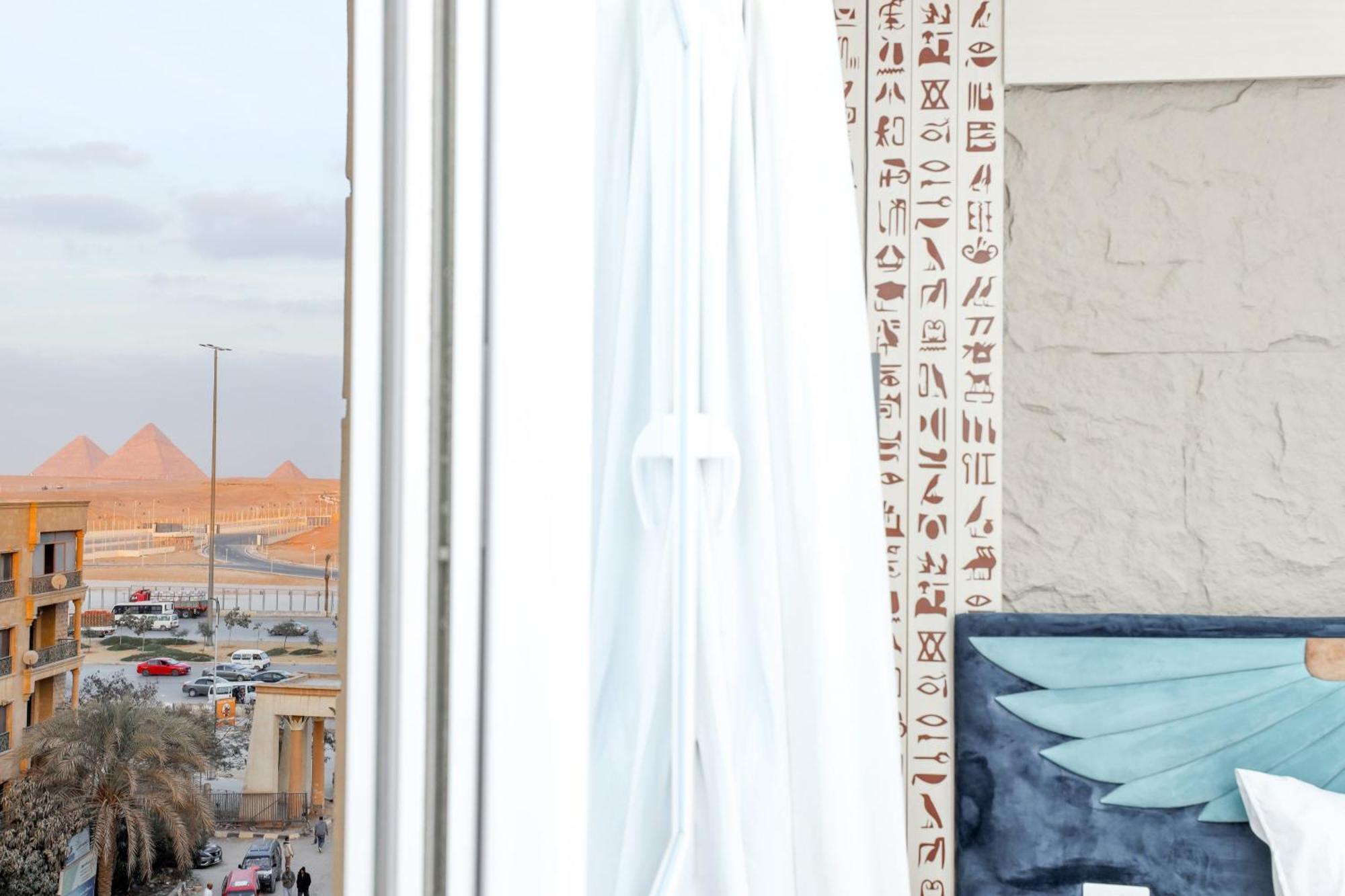 Kafret el-Gabal Sultan Pyramids View Inn מראה חיצוני תמונה